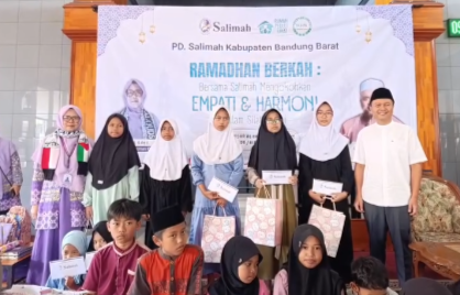 Ramadhan Berkah: PD Salimah KBB dan LAZ RPU Gelar Santunan Yatim, Dhuafa, dan Arromil di Masjid Al-Ihsan Padalarang